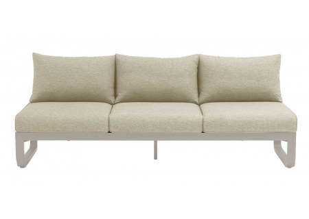 Zebra Fly Lounge 3-Sitzer light taupe